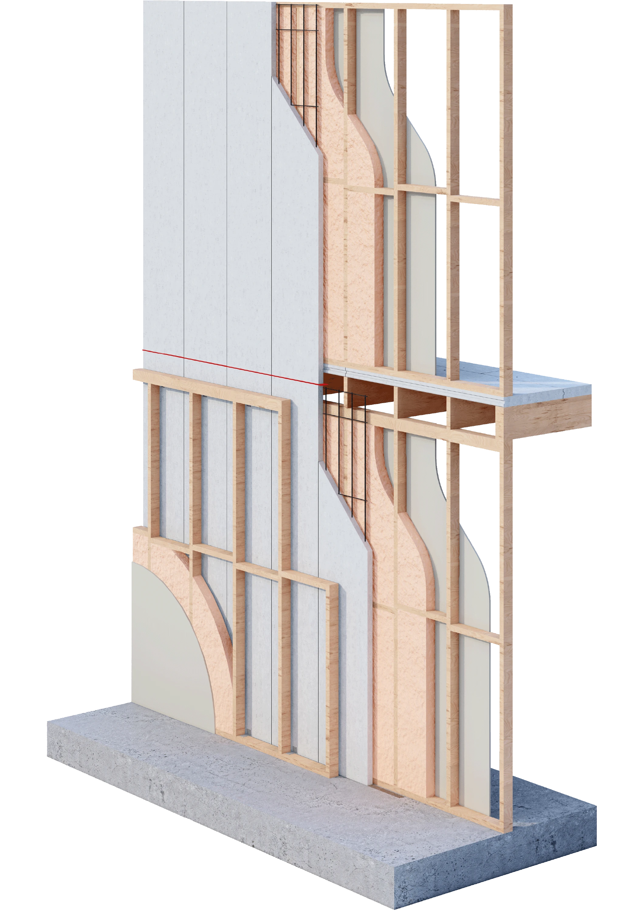 50mm Intertenancy Wall System