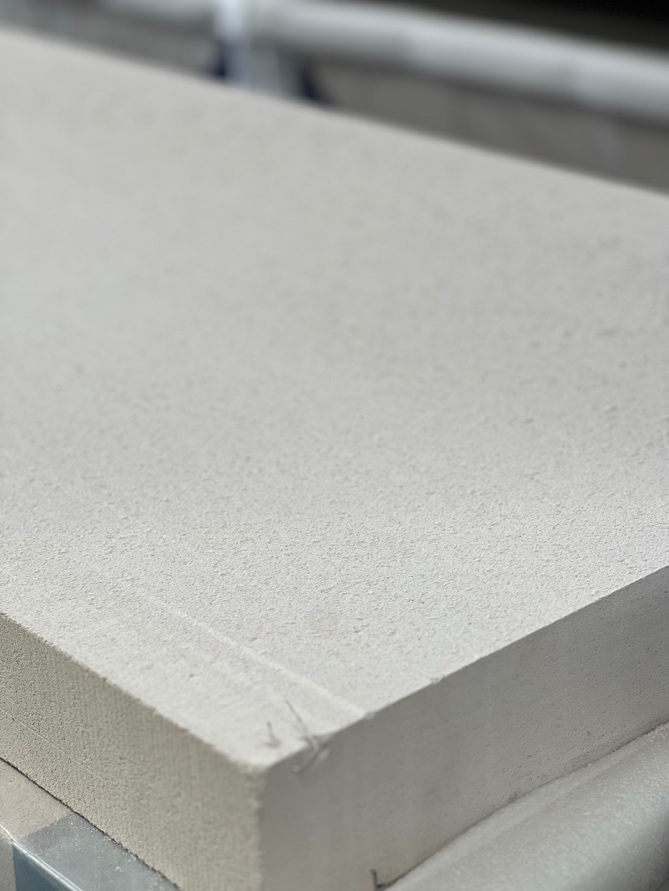 Close-up of Walsc AAC panel surface texture
